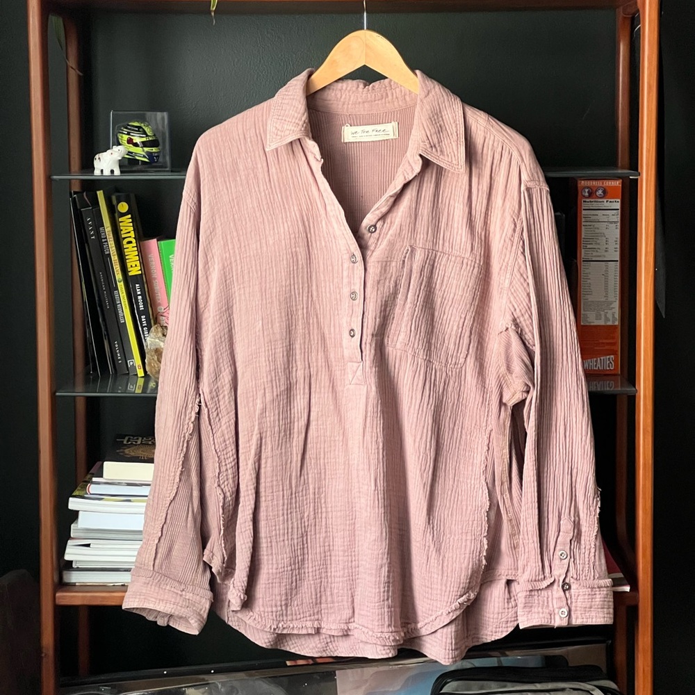 Free People We the Free Dusty Rose Tunic